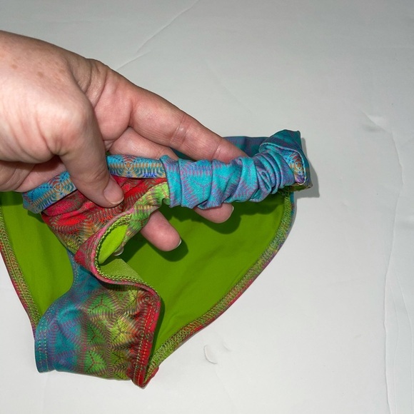 KORAL Swim Bikini Bottoms Striped Geometric S - Picture 5 of 8